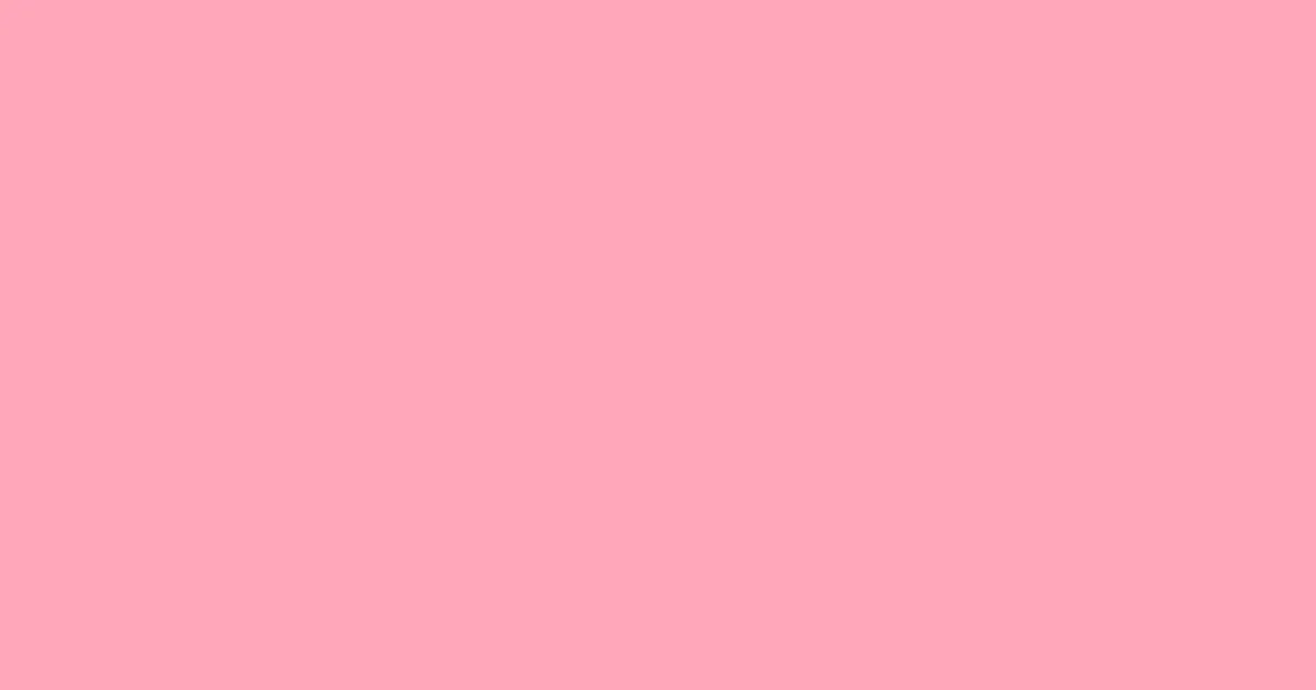 #fea7ba carnation pink color image