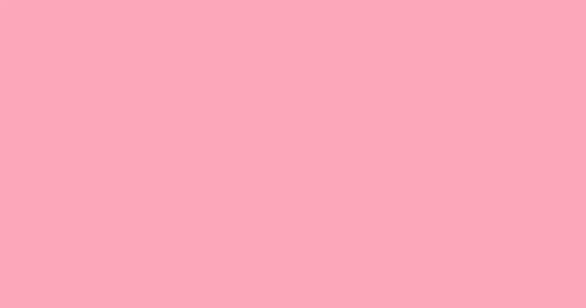 #fea8bb carnation pink color image