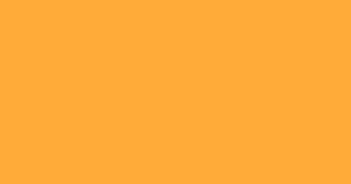 #feaa3a yellow orange color image