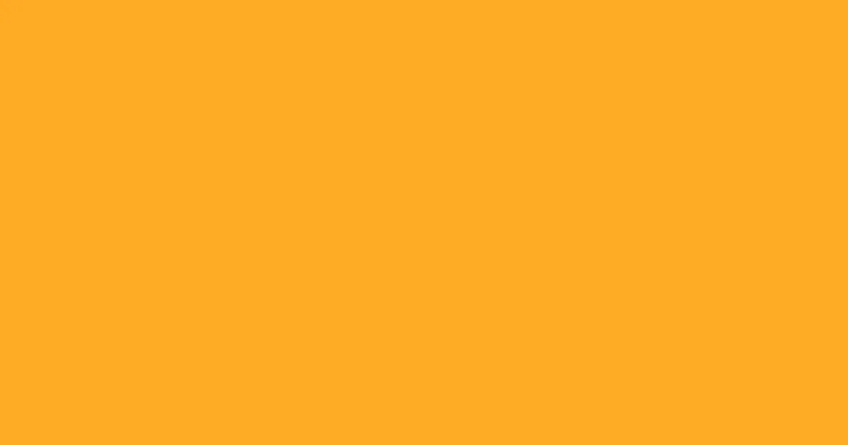 #feab25 bright yellow color image