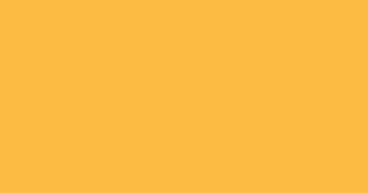 #febc45 yellow orange color image