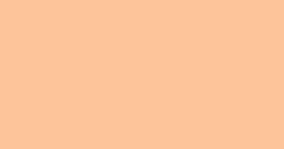 #fec49a peach orange color image