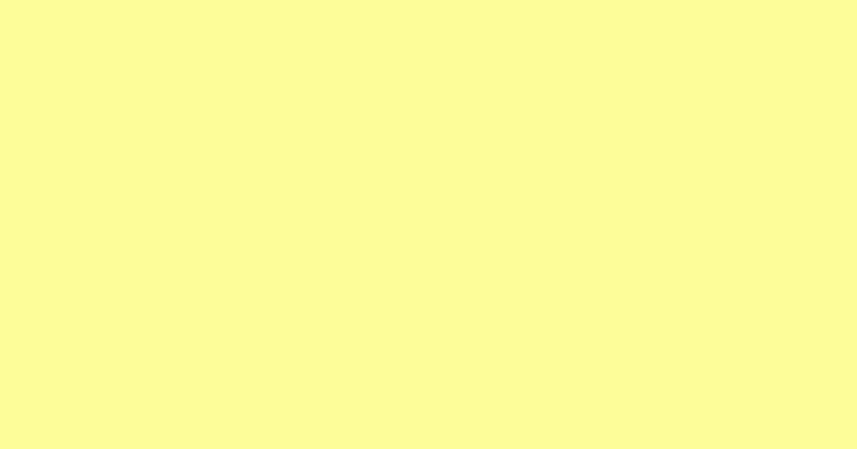 #fefe99 pale canary color image