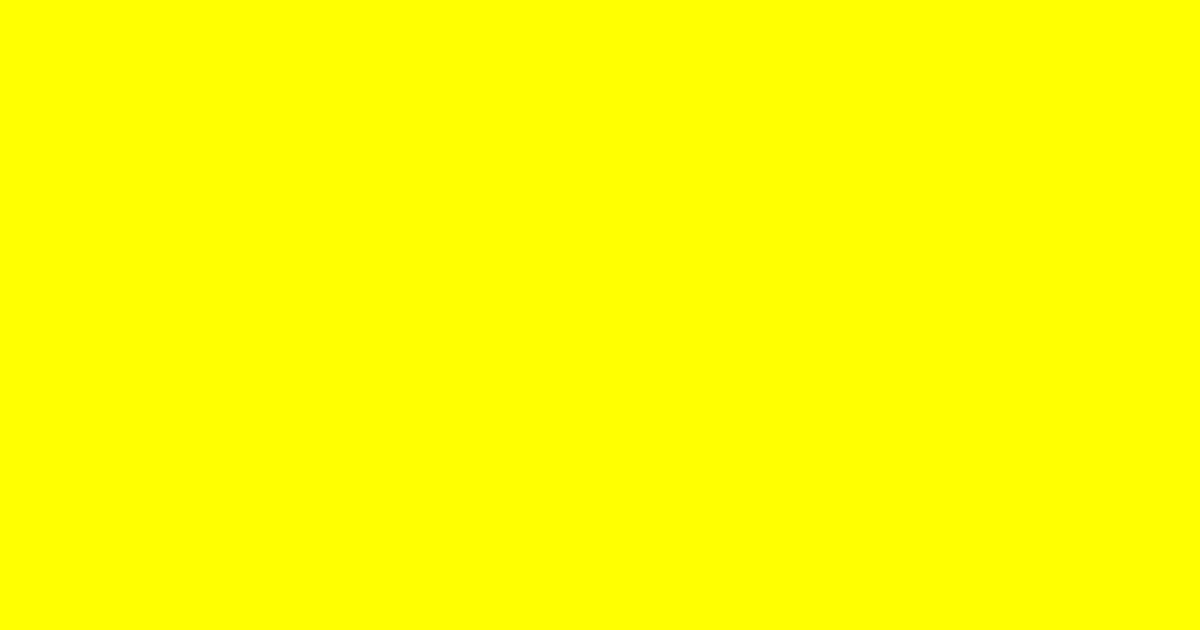 #feff00 yellow color image