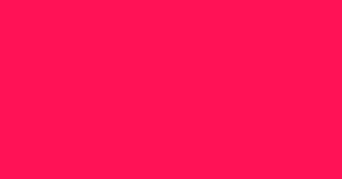 #ff1352 scarlet color image