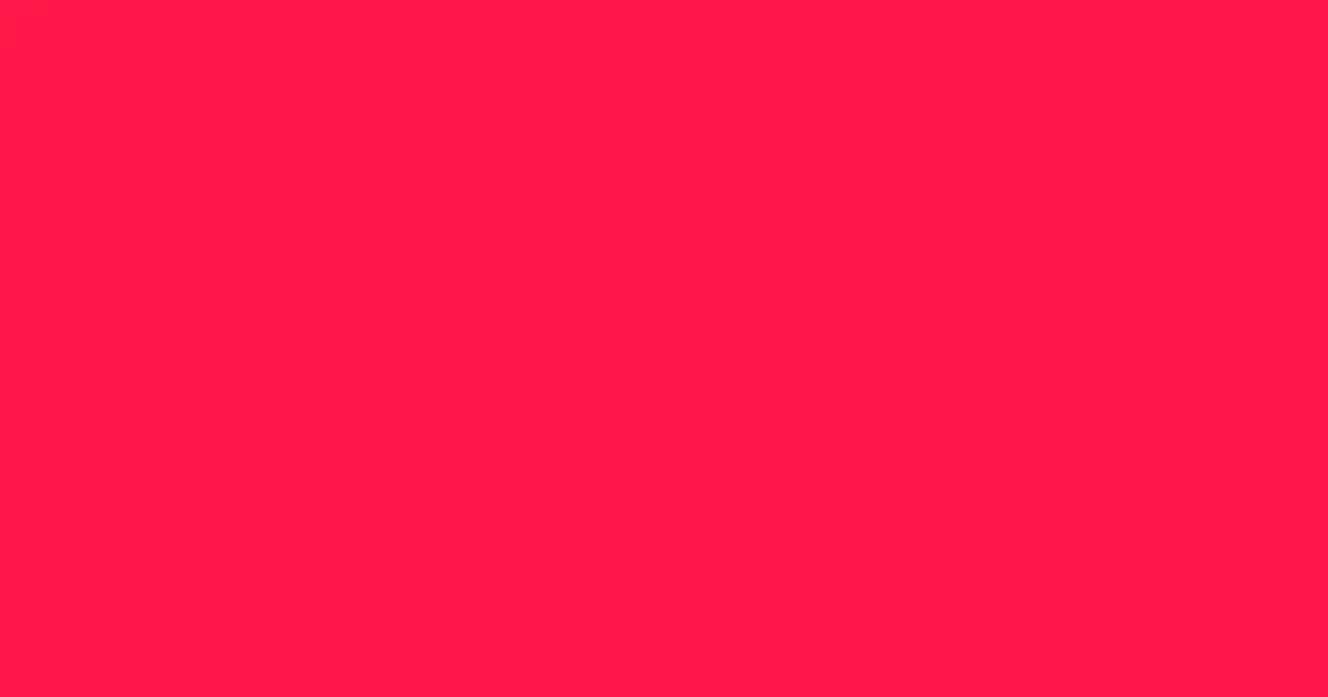 #ff1848 scarlet color image