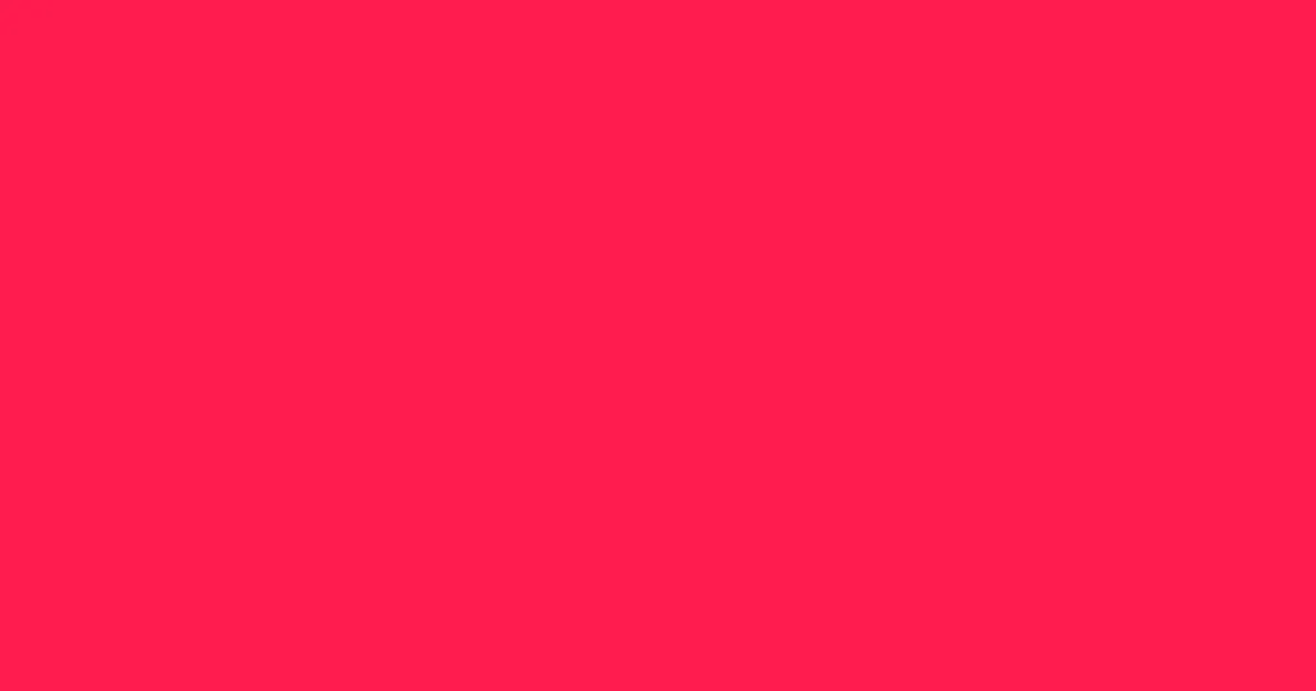 #ff1c4f scarlet color image