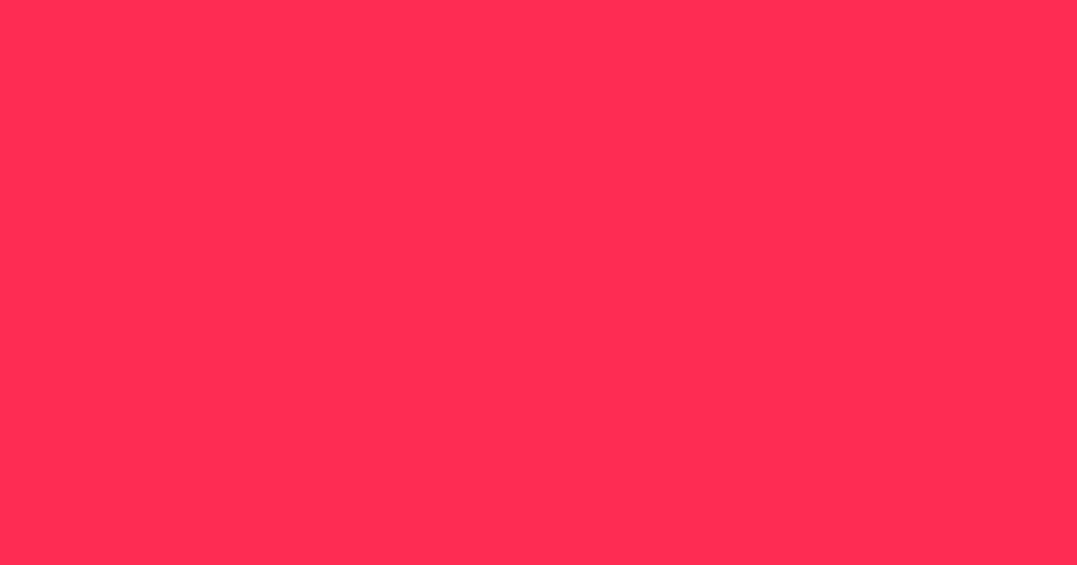 #ff2c54 sizzling red color image
