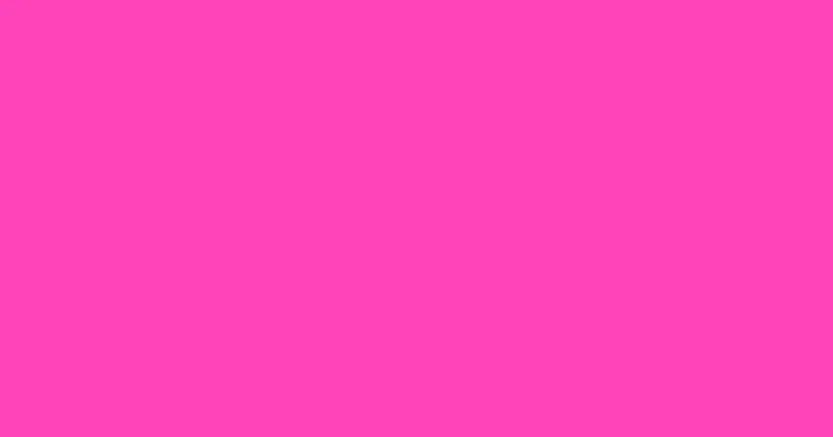 #ff44bb razzle dazzle rose color image