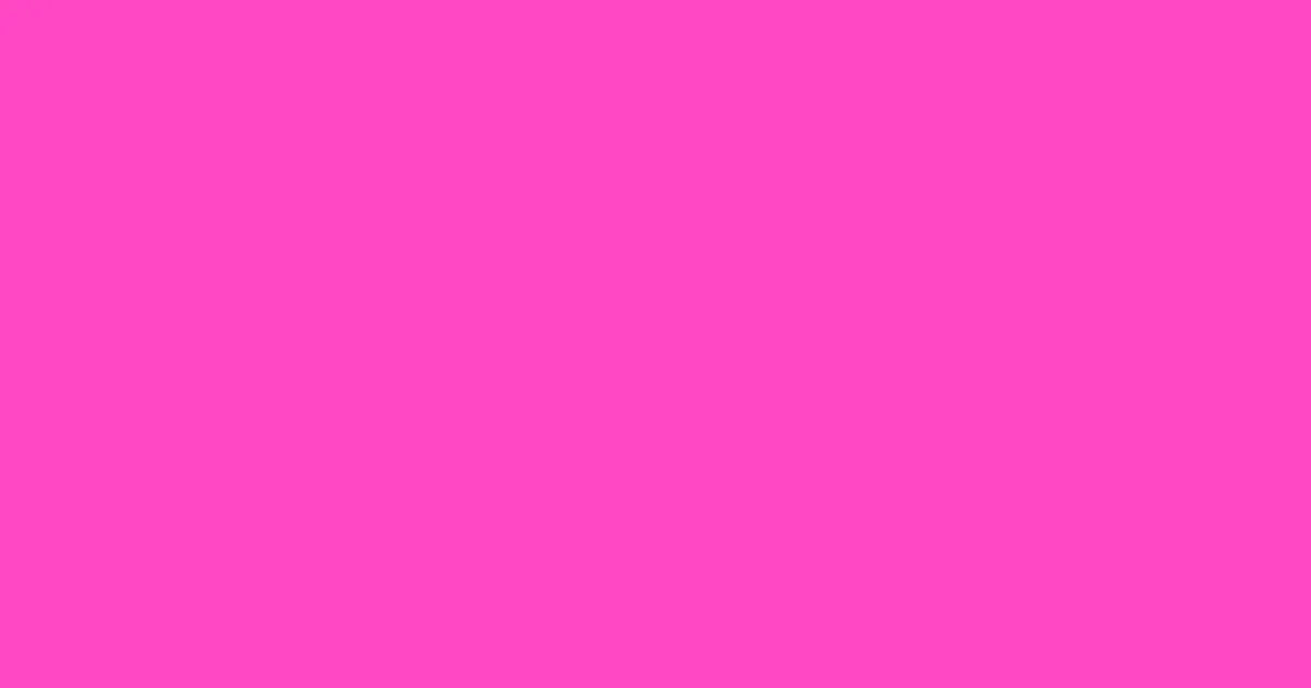 #ff48c3 razzle dazzle rose color image