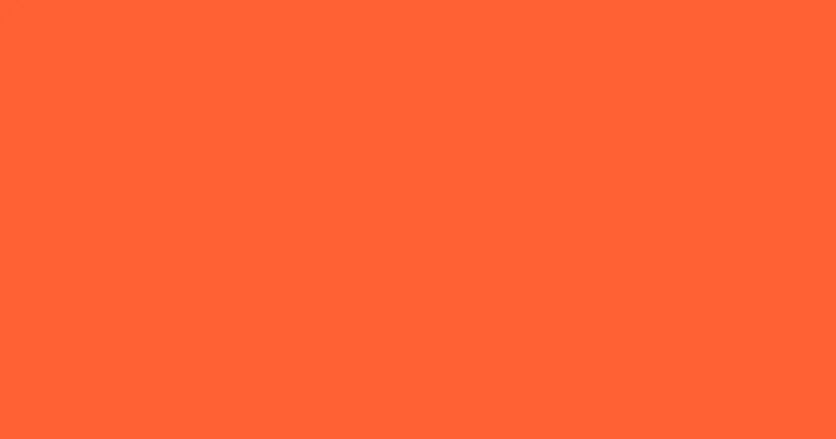 #ff5f34 outrageous orange color image