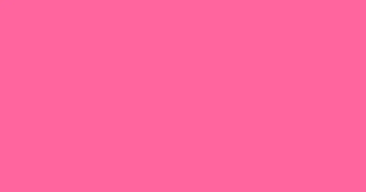 #ff659e hot pink color image