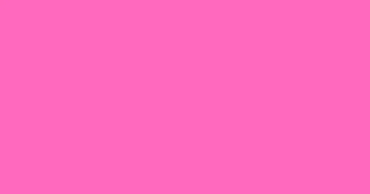 #ff69be hot pink color image
