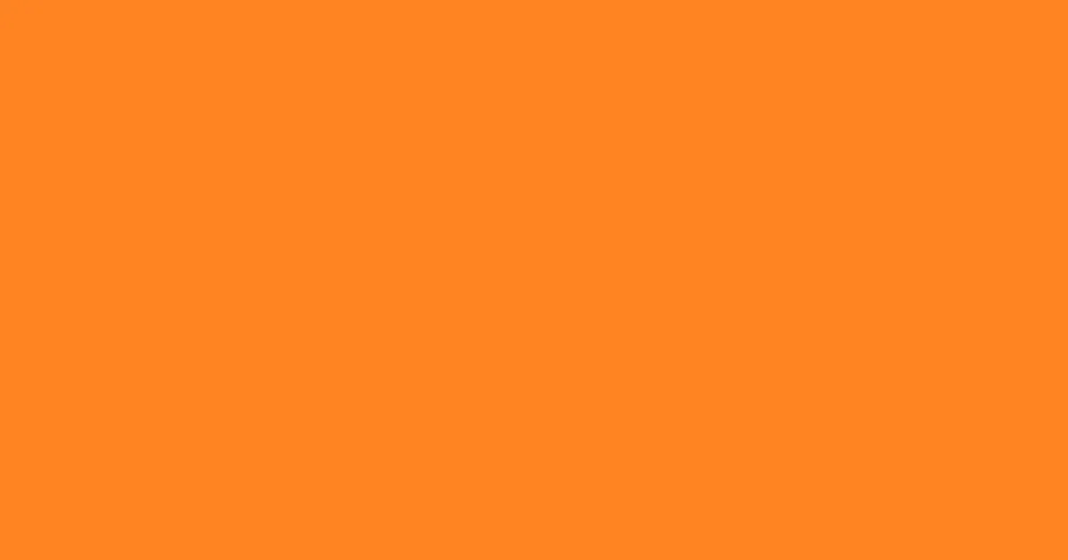 #ff8322 pumpkin color image