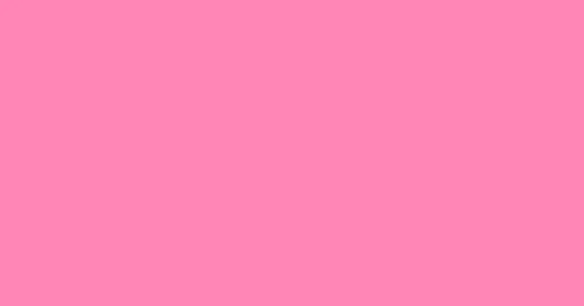 #ff86b5 tickle me pink color image
