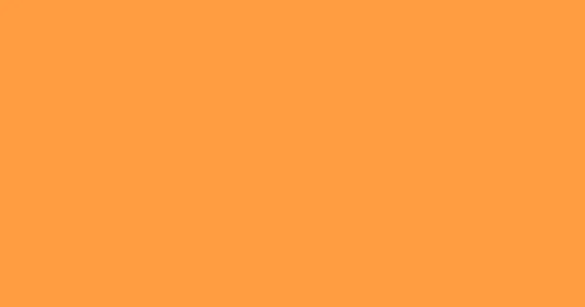 #ff9d40 neon carrot color image