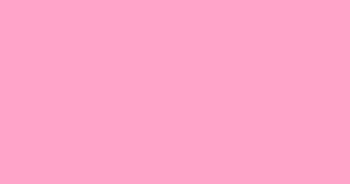 ffa4c7 - Carnation Pink Color Informations