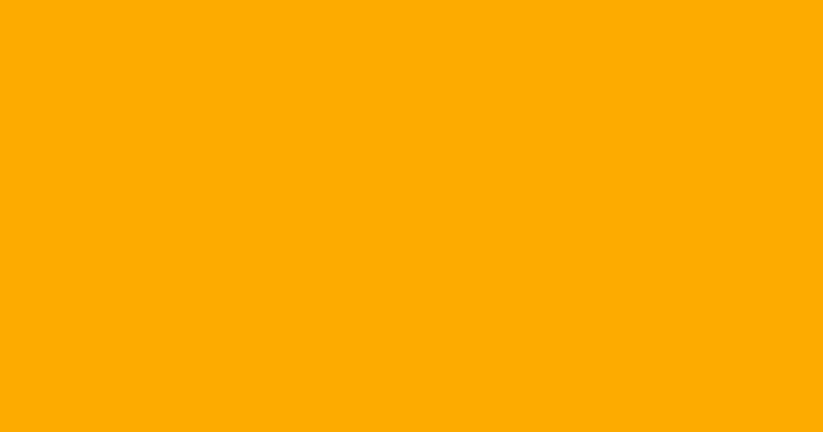 ffaa00 - Web Orange Color Informations