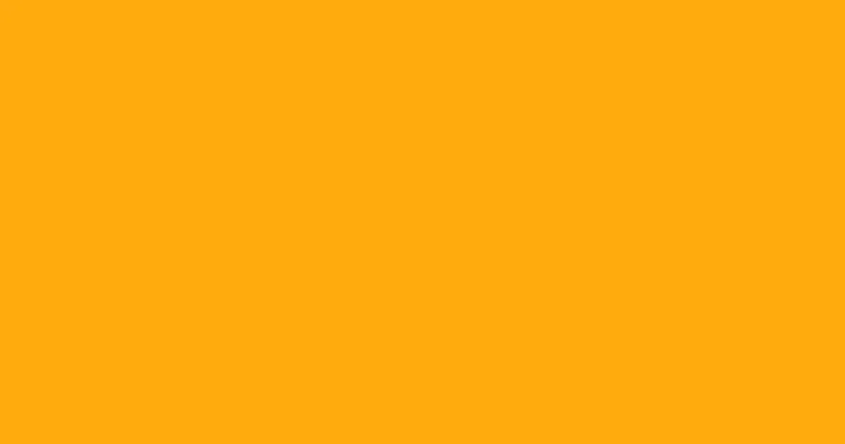 #ffab0d yellow sea color image