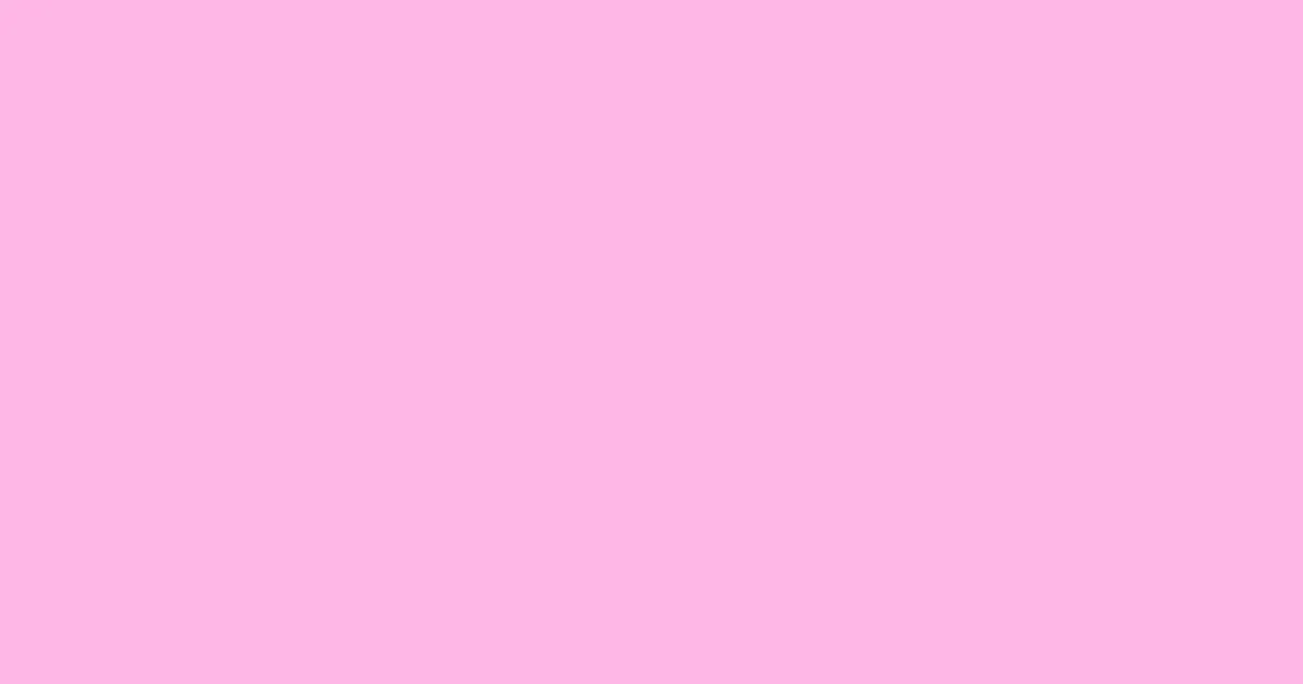 #ffb7e5 cotton candy color image