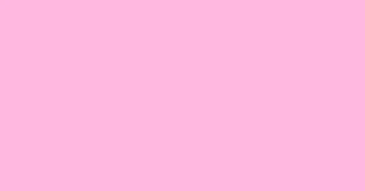 #ffbae0 cotton candy color image