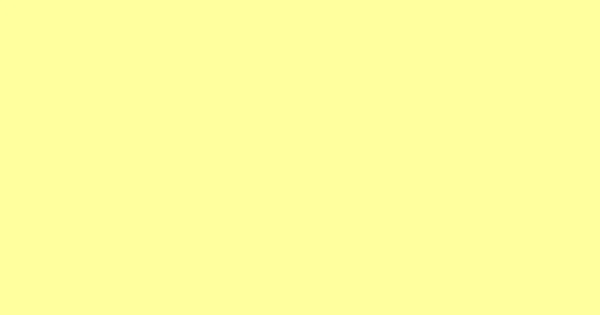 #ffff9d pale canary color image